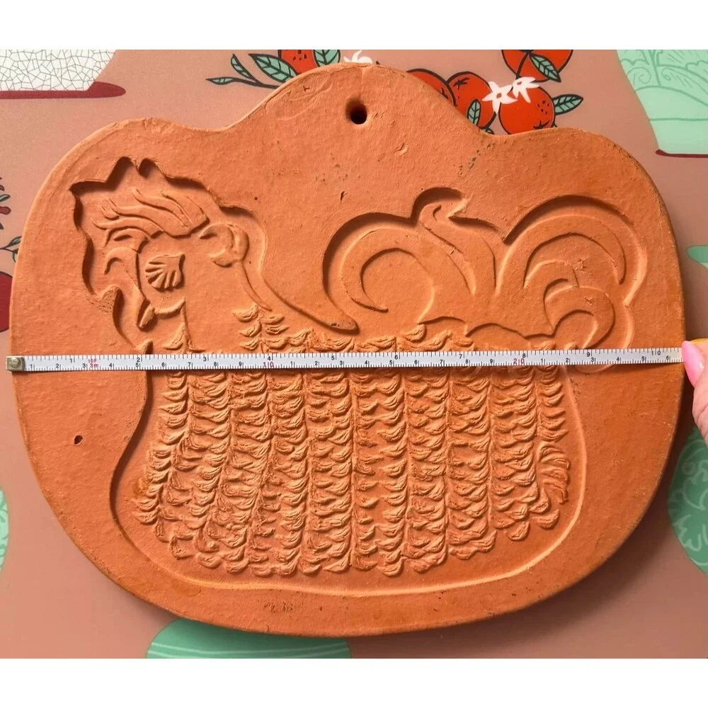 Vintage 1970s Bennington Pottery David Gil Terracotta Chicken Trivet/plaque 1964